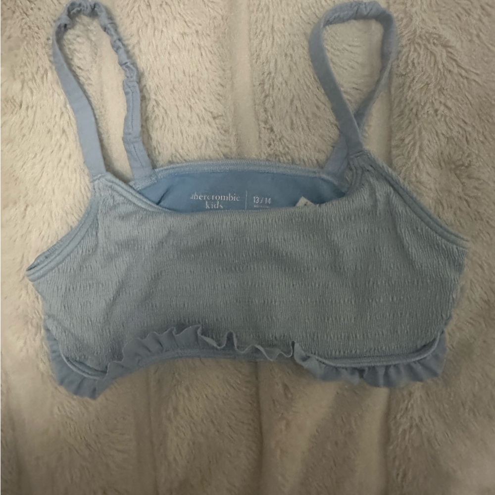 Blue bathing suit too